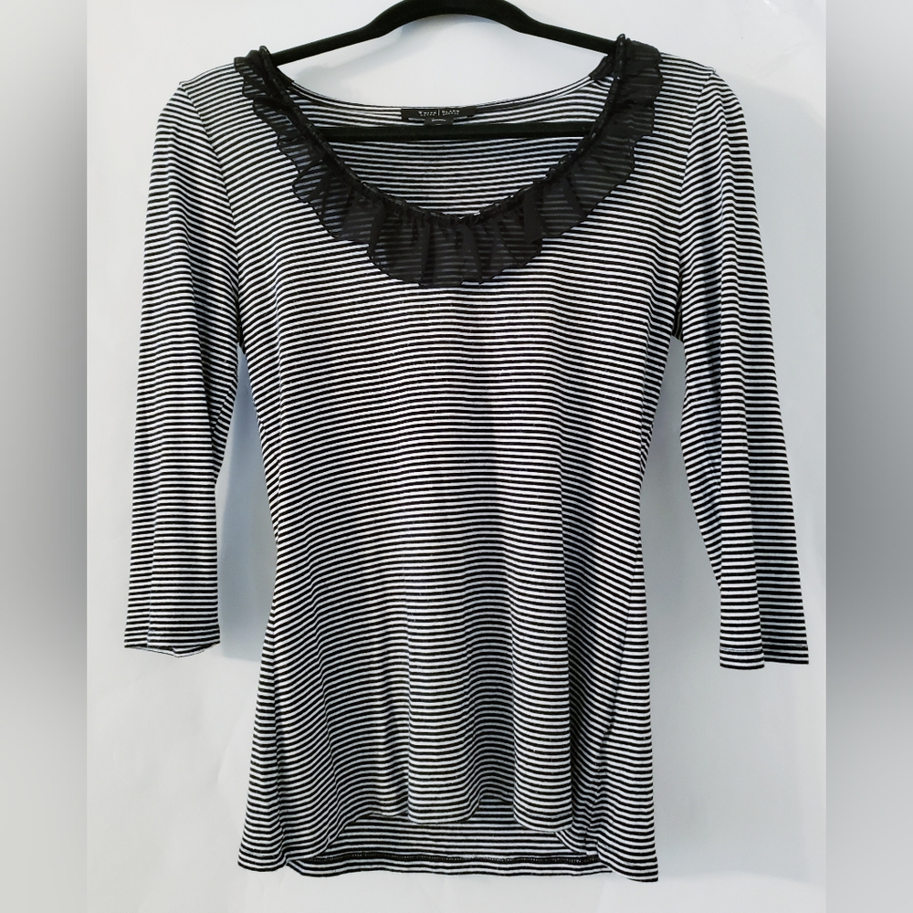 WHBM 3/4 Length Sleeve Top Size S